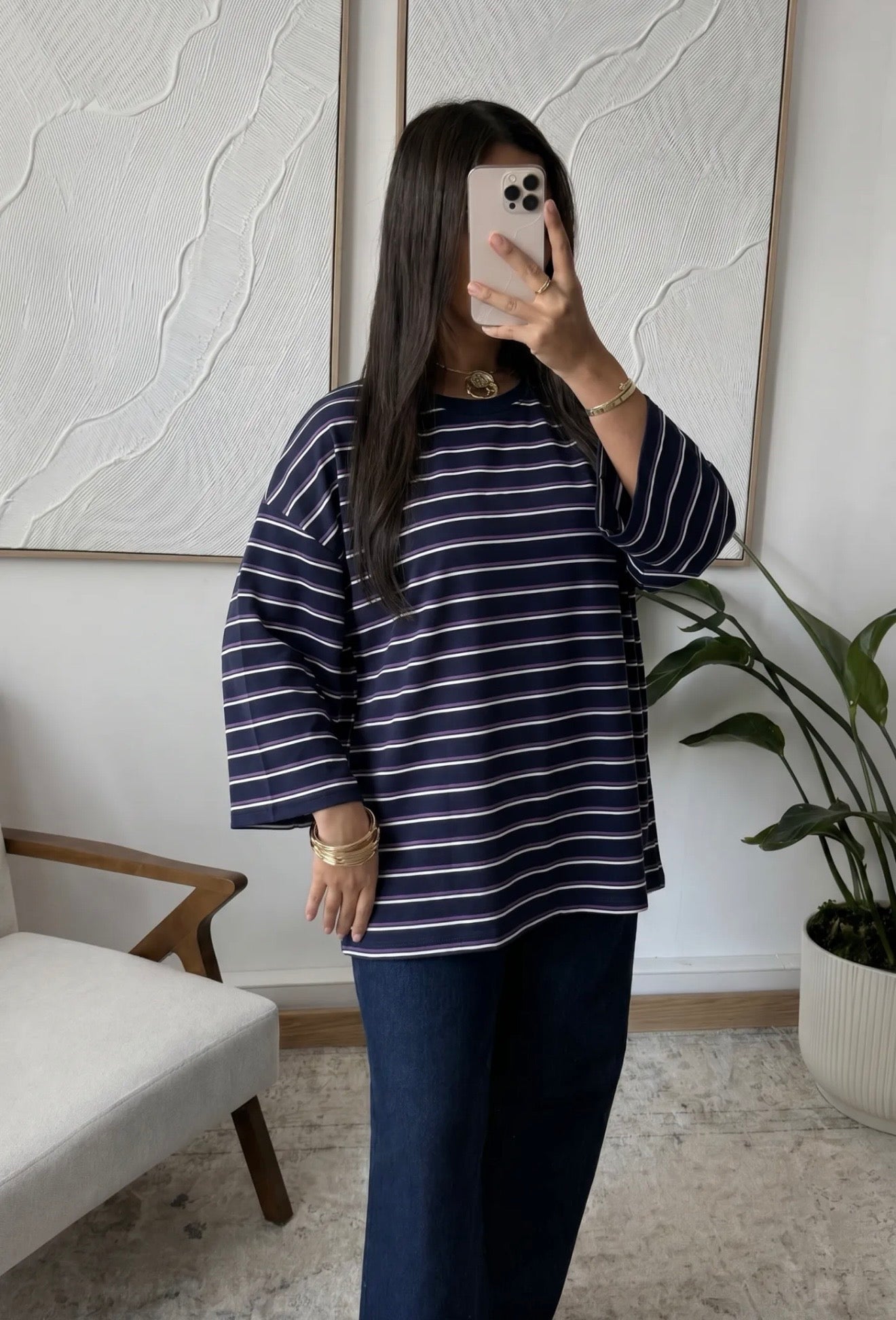 TEE SHIRT BLEU MARINE
