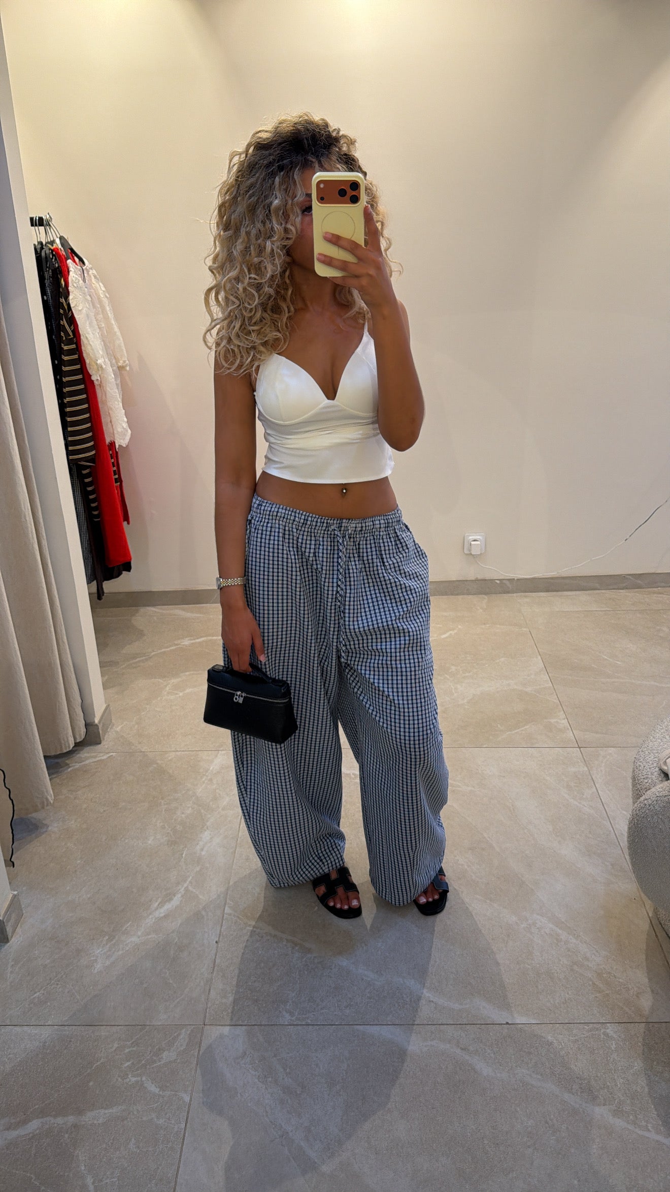 PANTALON A CARREAUX