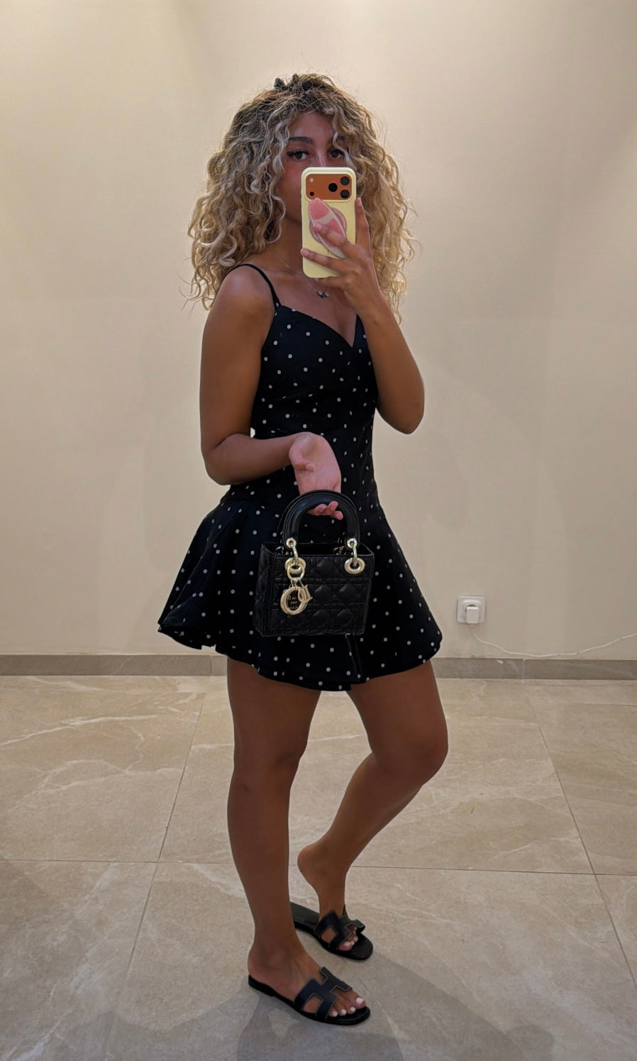 ROBE SHORT A POIS