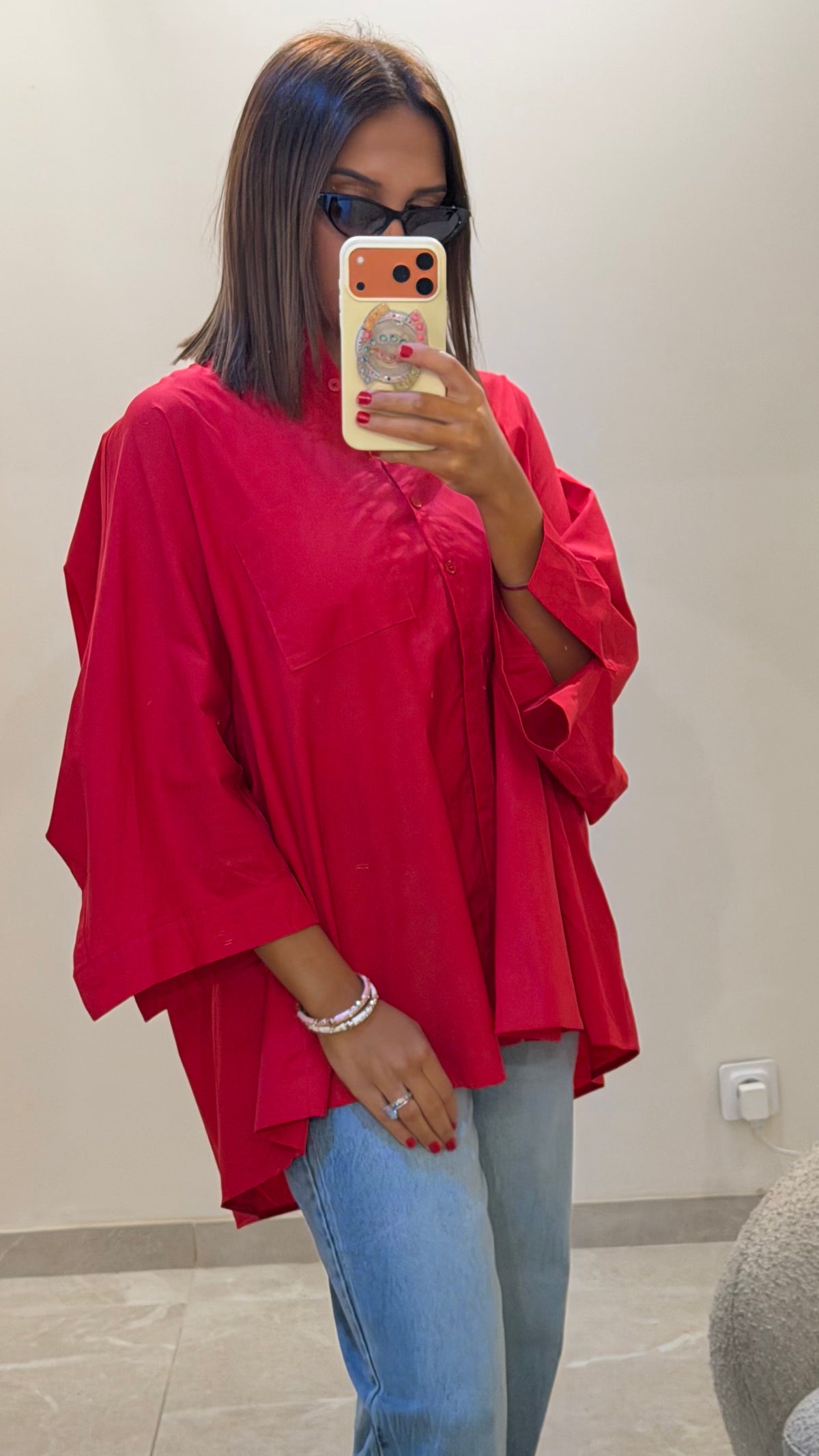 CHEMISE ROUGE