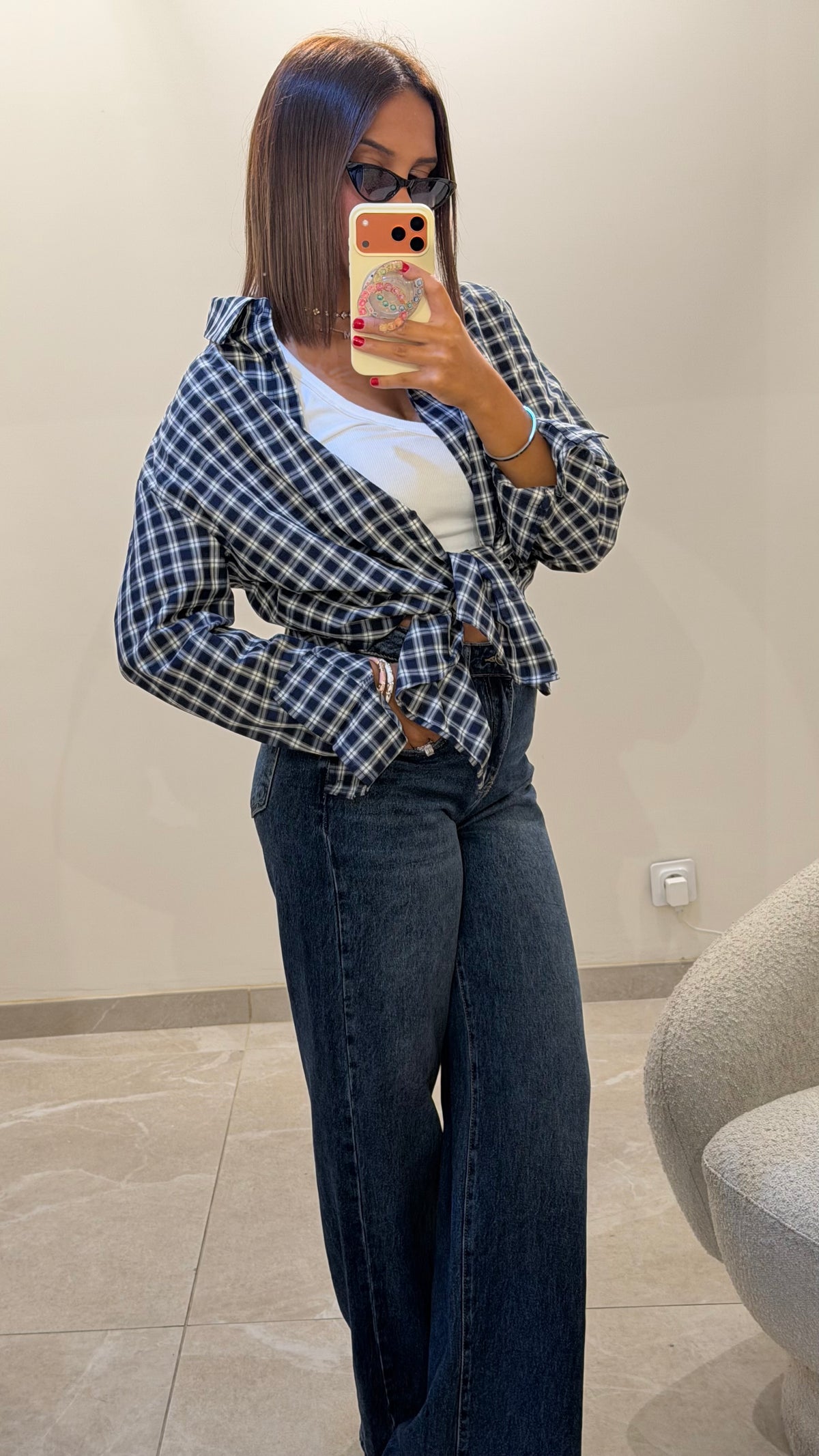 CHEMISE A CARREAUX