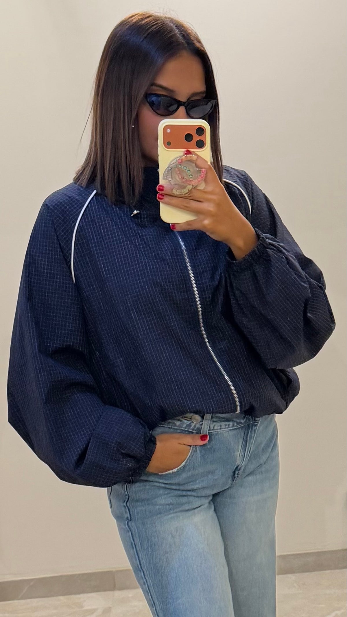 VESTE A CARREAUX