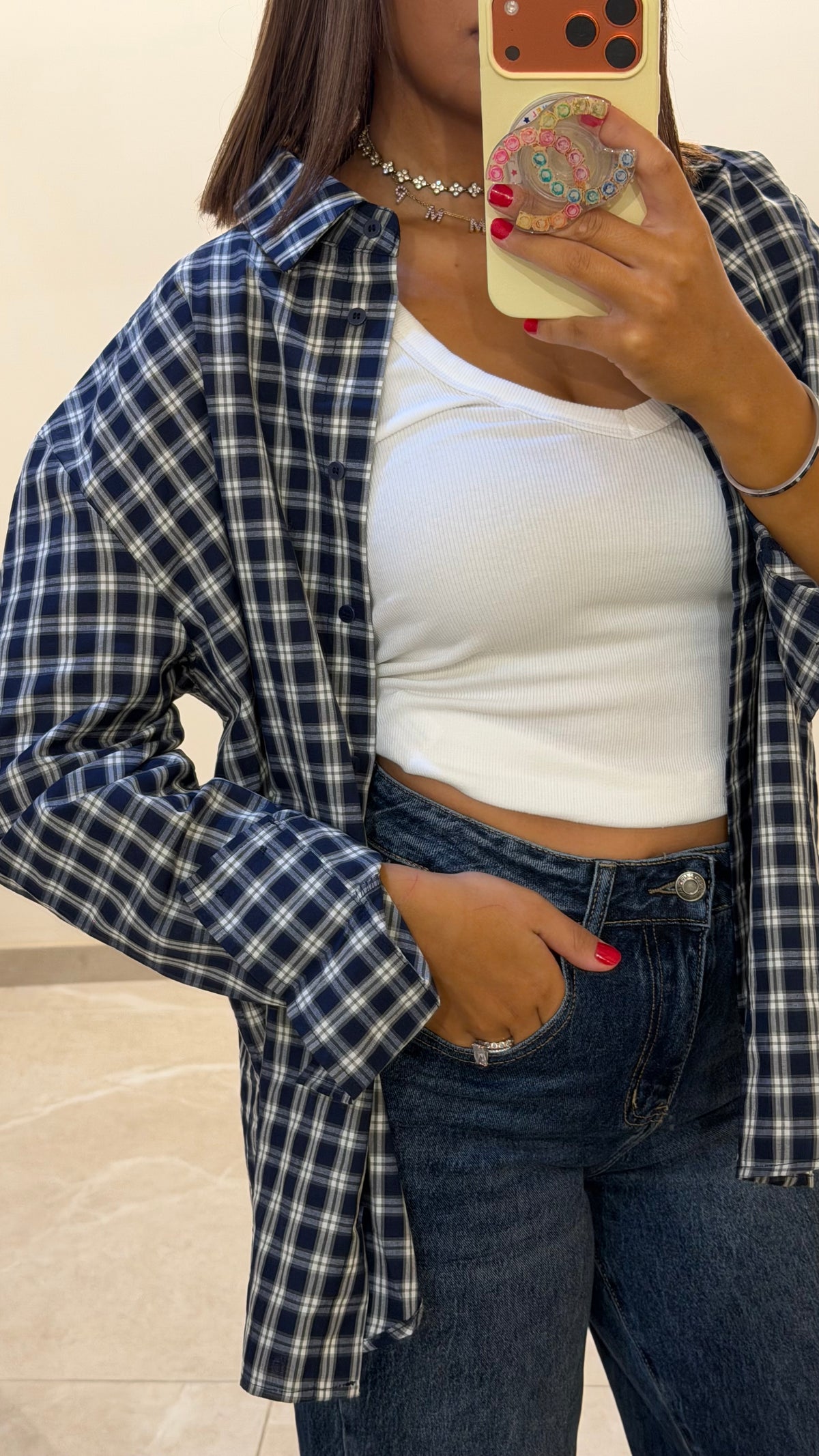 CHEMISE A CARREAUX